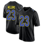 BIPIHUC LA.Rams #23 Kyren Williams Player Black Fashion Game Stitched Jerseys