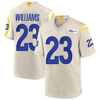 BIPIHUCLA.Rams #23 Kyren Williams Player Bone Replica Game Stitched Jerseys