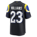 BIPIHUC LA.Rams #23 Kyren Williams Player Midnight Blue Rivalries Collection Game Stitched Jerseys