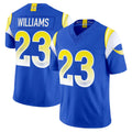 BIPIHUC LA.Rams #23 Kyren Williams Player Royal Rivalries Vapor Limited Home Game Stitched Jerseys