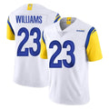 BIPIHUC LA.Rams #23 Kyren Williams Player White Limited Vapor Untouchable Home Game Stitched Jerseys