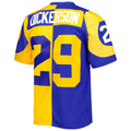 BIPIHUC LA.Rams #29 Eric Dickerson Mitchell & Ness RoyalGold 1984 Split Legacy Replica Jersey