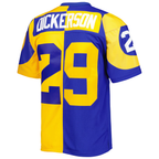 BIPIHUC LA.Rams #29 Eric Dickerson Mitchell & Ness RoyalGold 1984 Split Legacy Replica Jersey