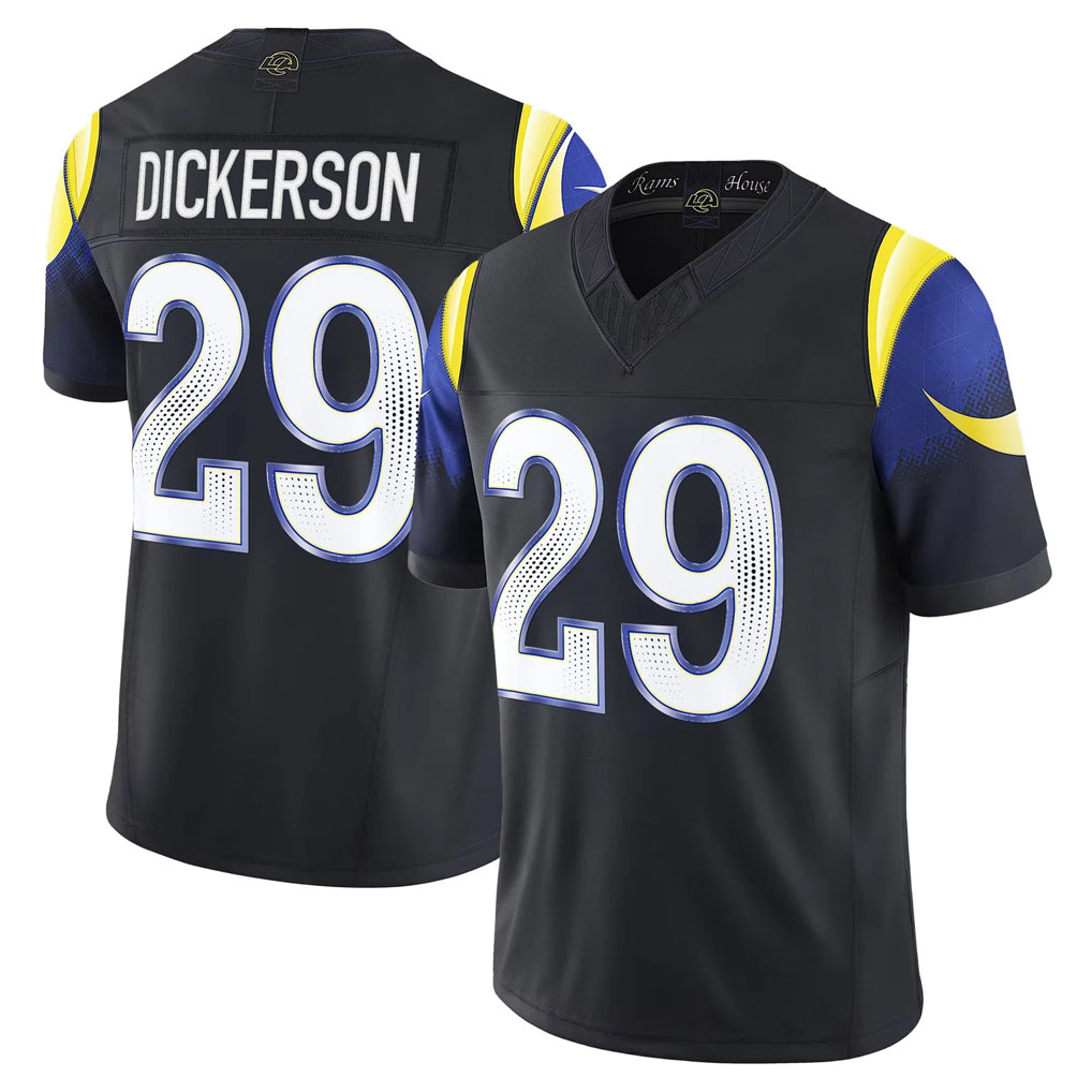 BIPIHUC LA.Rams #29 Eric Dickerson Player Black Rivalries Vapor Limited Stitched Jerseys