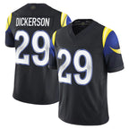 BIPIHUC LA.Rams #29 Eric Dickerson Player Black Rivalries Vapor Limited Stitched Jerseys