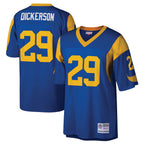 BIPIHUC LA.Rams #29 Eric Dickerson Player Royal Mitchell & Ness Legacy Replica Stitched Jerseys
