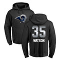 BIPIHUC LA.Rams #35 Jaylen Watson Player Black Pullover Hoodie Limited Game Stitched Jerseys