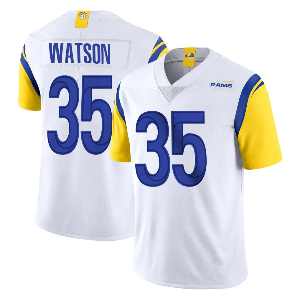 BIPIHUC LA.Rams #35 Jaylen Watson Player White Limited Vapor Untouchable Home Game Stitched Jerseys