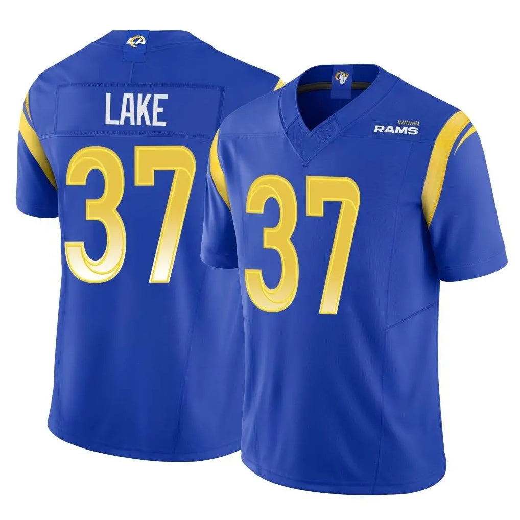 BIPIHUC LA.Rams #37 Quentin Lake Player Royal Limited Vapor F.U.S.E. Home Game Stitched Jerseys