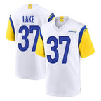 BIPIHUC LA.Rams #37 Quentin Lake Player White Home Game Stitched Jerseys