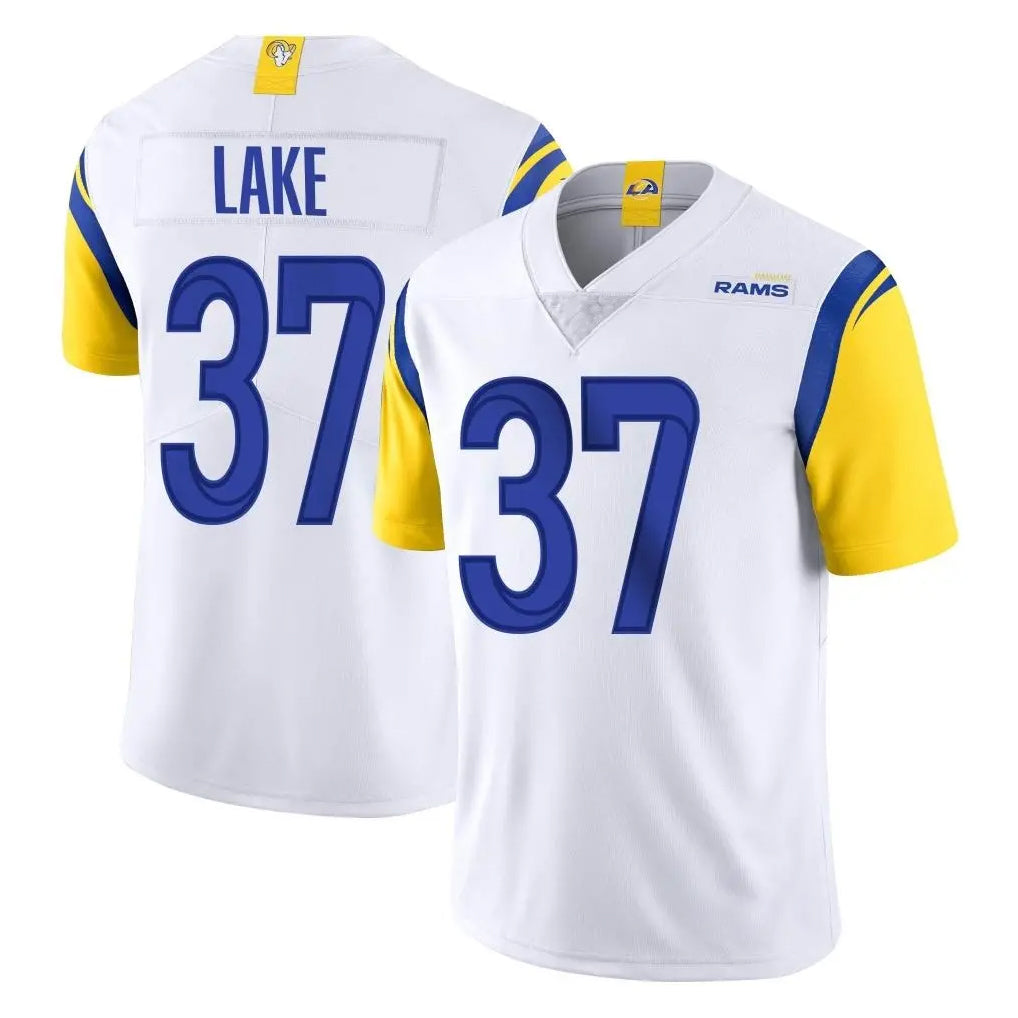 BIPIHUC LA.Rams #37 Quentin Lake Player White Limited Vapor Untouchable Home Game Stitched Jerseys