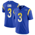 BIPIHUC LA.Rams #3 Kam Curl Player Royal Limited Vapor Untouchable Home Game Stitched Jerseys