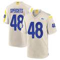 BIPIHUC LA.Rams #48 Omar Speights Player Bone Home Game Stitched Jerseys