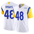 BIPIHUC LA.Rams #48 Omar Speights Player White Limited Vapor F.U.S.E. Home Game Stitched Jerseys