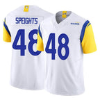 BIPIHUC LA.Rams #48 Omar Speights Player White Limited Vapor F.U.S.E. Home Game Stitched Jerseys