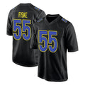 BIPIHUC LA.Rams #55 Braden Fiske Player Black Fashion Limited Home Game Stitched Jerseys
