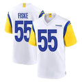 BIPIHUC LA.Rams #55 Braden Fiske Player White Home Game Stitched Jerseys
