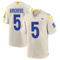 BIPIHUC LA.Rams #5 Kamren Kinchens Player Bone Home Game Stitched Jerseys