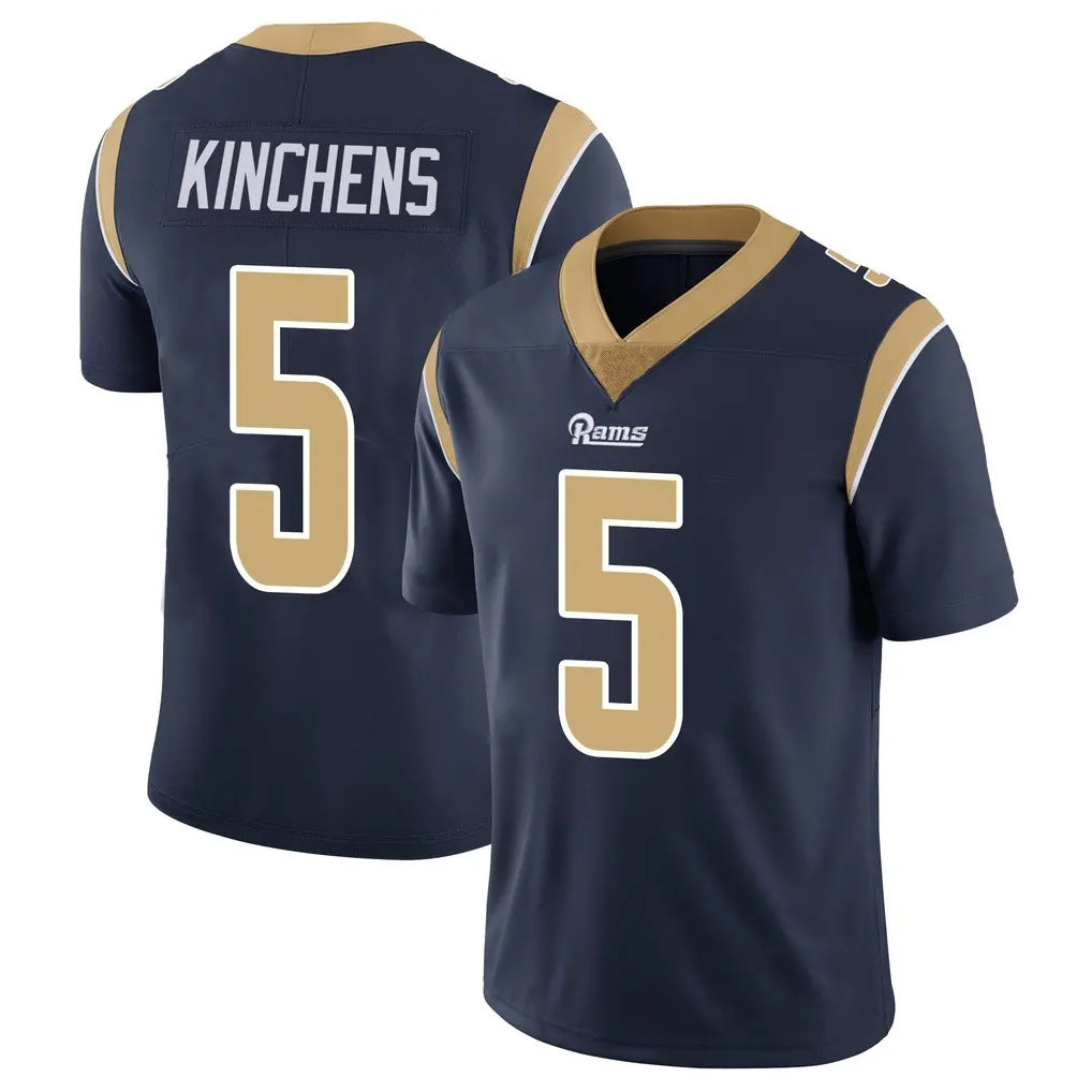 BIPIHUC LA.Rams #5 Kamren Kinchens Player Navy Limited Vapor Untouchable Home Game Stitched Jerseys