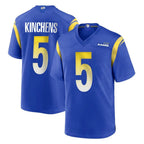 BIPIHUC LA.Rams #5 Kamren Kinchens Player Royal Home Game Stitched Jerseys