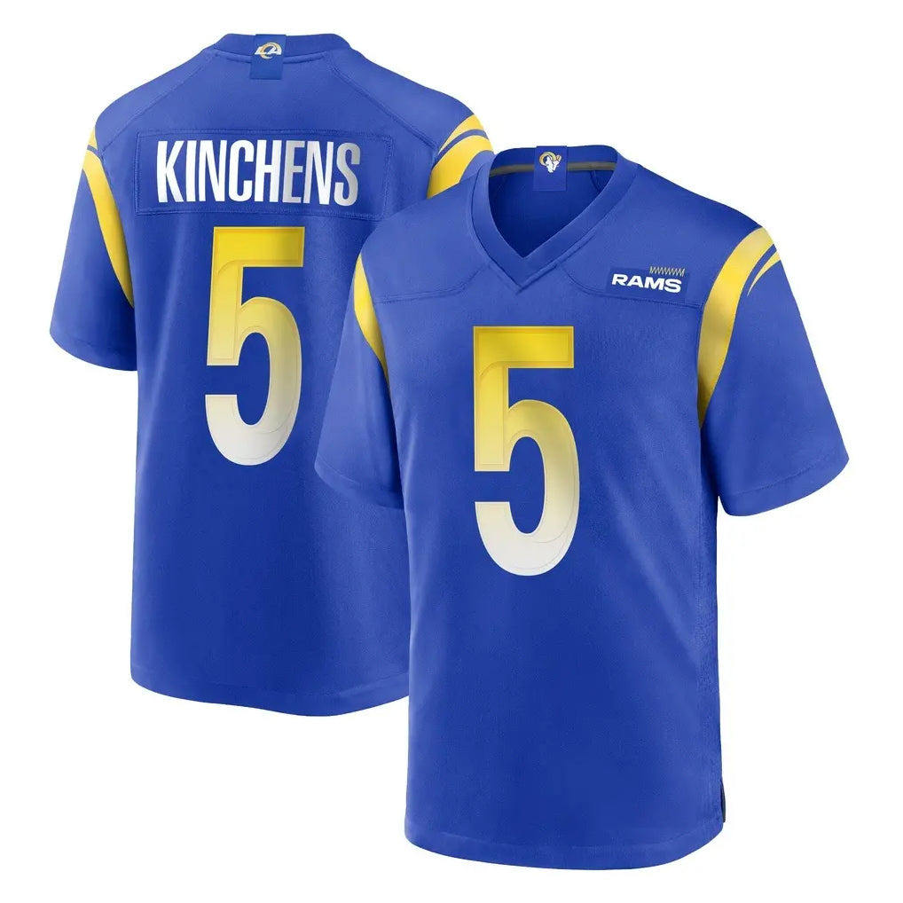 BIPIHUC LA.Rams #5 Kamren Kinchens Player Royal Home Game Stitched Jerseys