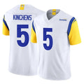 BIPIHUC LA.Rams #5 Kamren Kinchens Player White Limited Vapor F.U.S.E. Home Game Stitched Jerseys