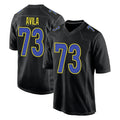 BIPIHUC LA.Rams #73 Steve Avila Player Black Fashion Limited Home Game Stitched Jerseys