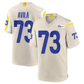 BIPIHUC LA.Rams #73 Steve Avila Player Bone Home Game Stitched Jerseys