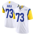 BIPIHUC LA.Rams #73 Steve Avila Player White Limited Vapor Untouchable Home Game Stitched Jerseys