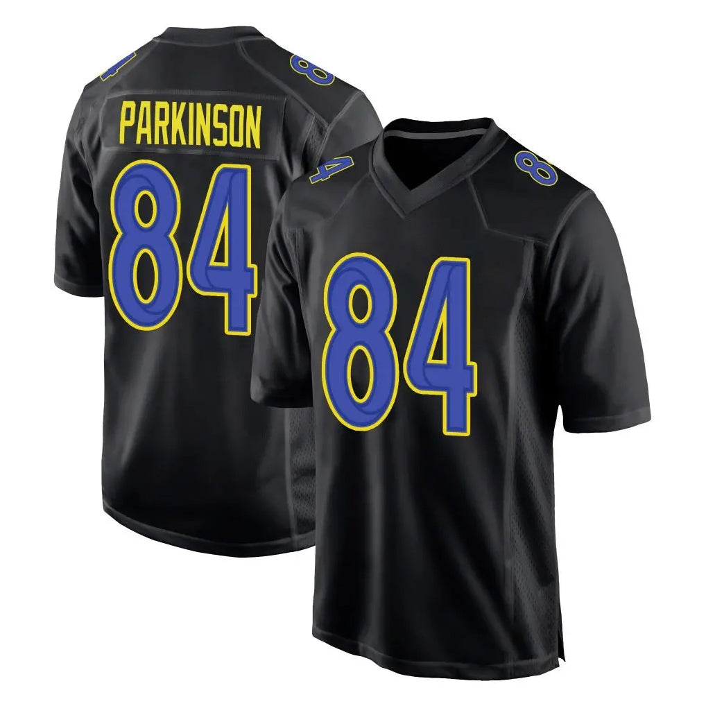 BIPIHUC LA.Rams #84 Colby Parkinson Player Black Fashion Limited Home Game Stitched Jerseys