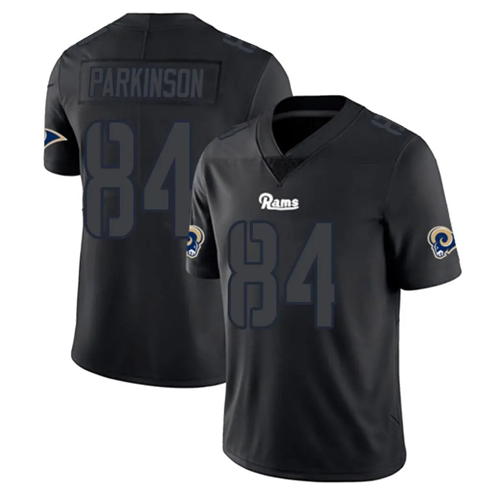 BIPIHUC LA.Rams #84 Colby Parkinson Player Black Impact Limited Home Game Stitched Jerseys