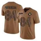BIPIHUC LA.Rams #84 Colby Parkinson Player Brown Salute To Service Limited Stitched Jerseys