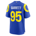 BIPIHUC LA.Rams #95 Myles Garrett Royal Game Stitched Jerseys