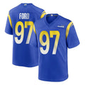 BIPIHUC LA.Rams #97 Poona Ford Player Royal Home Game Stitched Jerseys