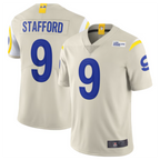 BIPIHUC LA.Rams #9 Matthew Stafford Bone Vapor Limited Jersey American Stitched Jerseys