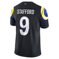 BIPIHUC LA.Rams #9 Matthew Stafford Player Midnight Blue Rivalries Collection Vapor Limited Stitched Jerseys
