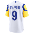 BIPIHUC LA.Rams #9 Matthew Stafford White White Game Player Stitched Jerseys