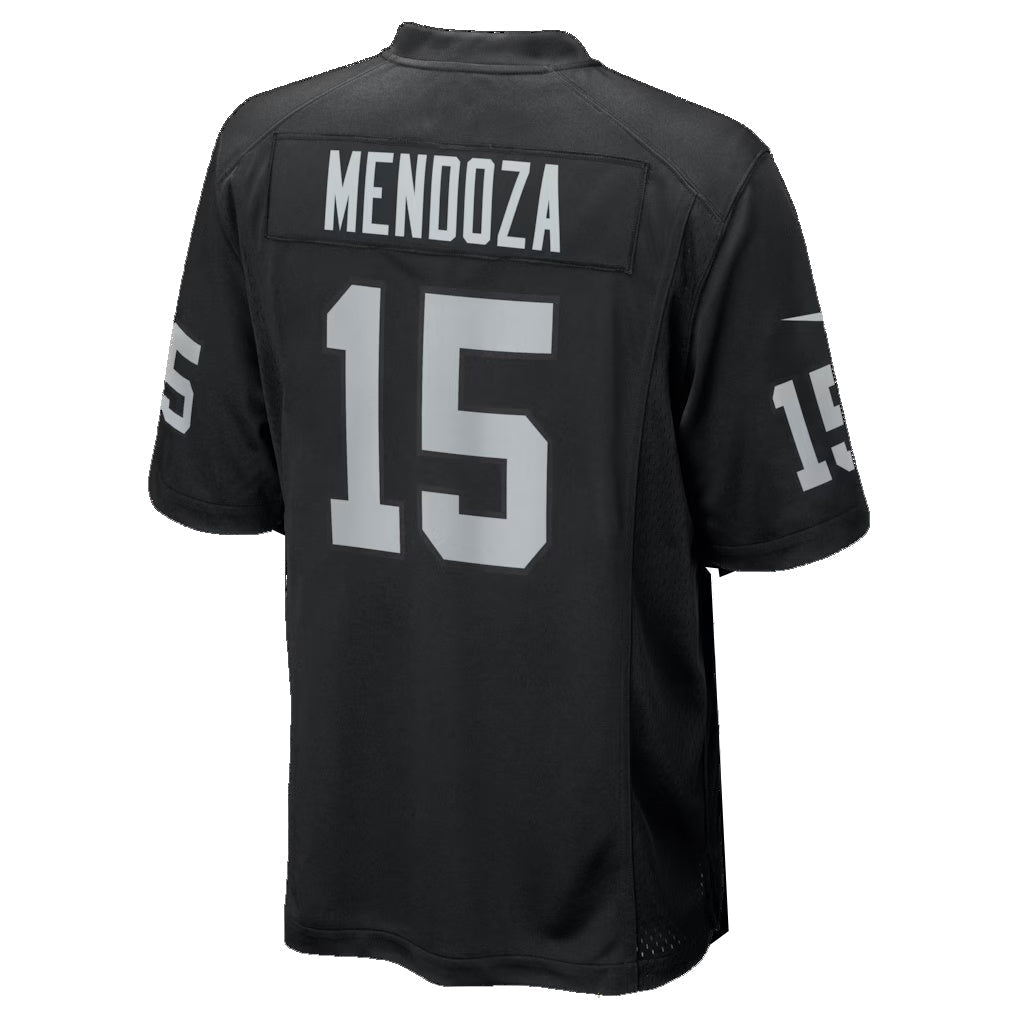BIPIHUC LV.Raiders #15 Fernando Mendoza Black 2026 Draft First Round Pick No. 1 Team Game Stitched Jerseys
