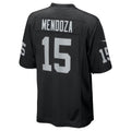 BIPIHUC LV.Raiders #15 Fernando Mendoza Black 2026 Draft First Round Pick No. 1 Team Game Stitched Jerseys