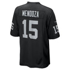 BIPIHUC LV.Raiders #15 Fernando Mendoza Black 2026 Draft First Round Pick No. 1 Team Game Stitched Jerseys