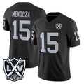 BIPIHUC LV.Raiders #15 Fernando Mendoza Player Black 2026 Vapor Limited Home Game Stitched Jerseys