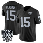 BIPIHUC LV.Raiders #15 Fernando Mendoza Player Black 2026 Vapor Limited Home Game Stitched Jerseys