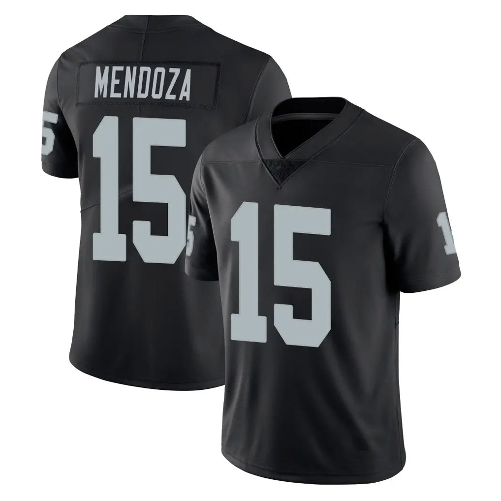 BIPIHUC LV.Raiders #15 Fernando Mendoza Player Black Limited Vapor Untouchable Home Game Stitched Jerseys