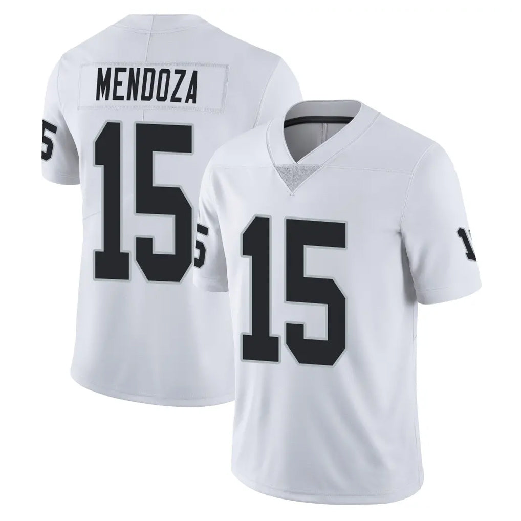 BIPIHUC LV.Raiders #15 Fernando Mendoza Player White Limited Vapor Untouchable Home Game Stitched Jerseys