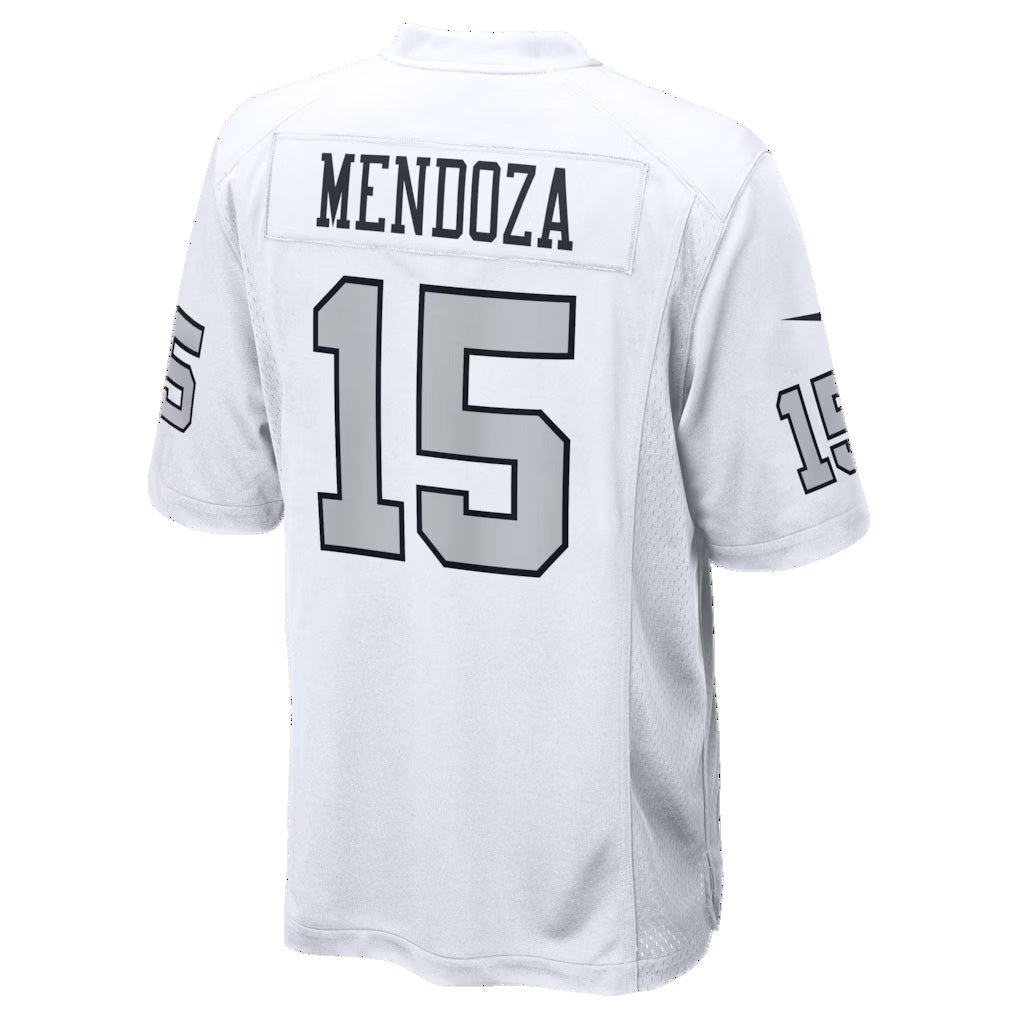 BIPIHUC LV.Raiders #15 Fernando Mendoza White Alternate Game Player Stitched Jerseys
