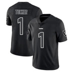 BIPIHUC LV.Raiders #1 Tre Tucker Player Black Limited Black Impact Home Game Stitched Jerseys