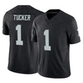BIPIHUC LV.Raiders #1 Tre Tucker Player Black Limited Vapor F.U.S.E. Home Game Stitched Jerseys