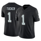 BIPIHUC LV.Raiders #1 Tre Tucker Player Black Limited Vapor F.U.S.E. Home Game Stitched Jerseys