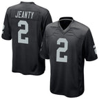 BIPIHUC LV.Raiders #2 Ashton Jeanty Player Black Home Game Stitched Jerseys