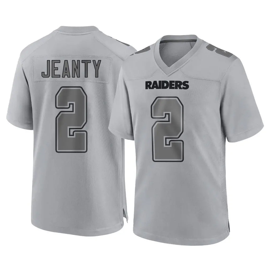 BIPIHUC LV.Raiders #2 Ashton Jeanty Player Gray Atmosphere Fashion Limited Game Stitched Jerseys